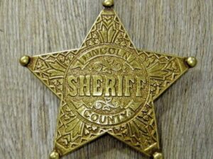 LINCOLN COUNTY SHERIFF BADGE