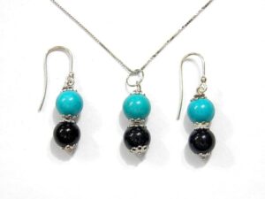 Necklace Pendant and Earrings Su Coccu Kokos Sabegia