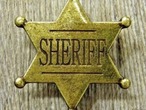 STAR SHERIFF BADGE