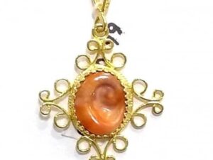 St. Lucia eye pendant Filigree Silver Filu&Trama