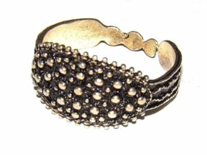 Anello Fede Sarda Filigrana argento nido d'ape