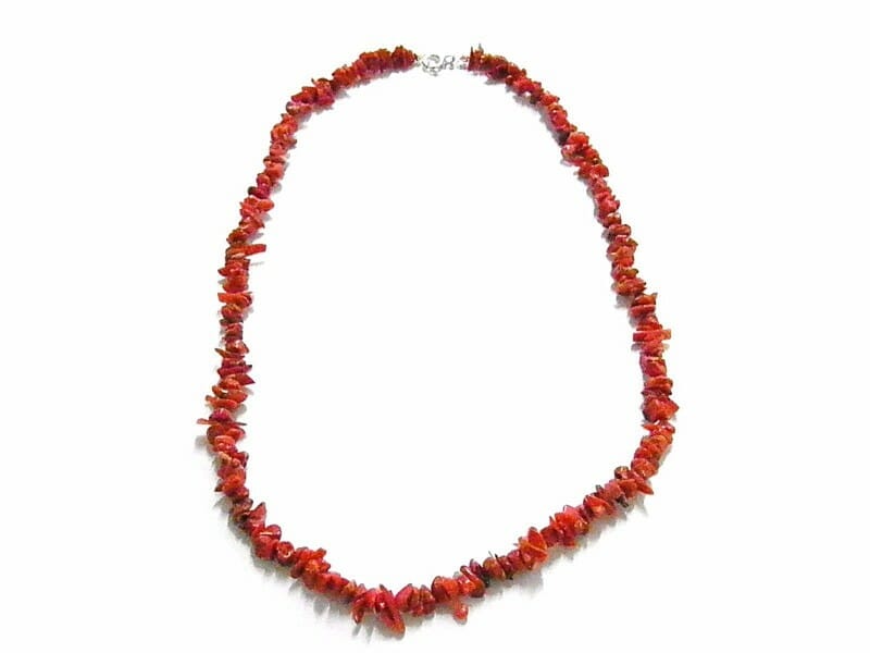 Collana Scaglie Di Corallo  argento 925%°°