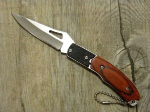 Coltello serramanico in Legno (15,5cm)