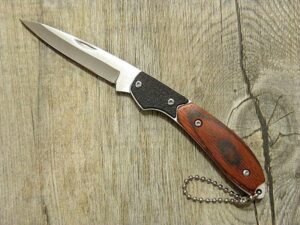 Coltello serramanico in Legno (15,5cm)