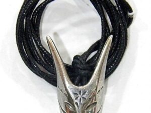 Collana Pendente Maschera Merdules Argento