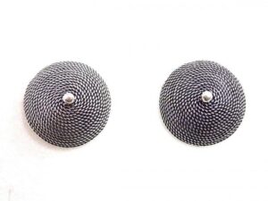 Corbula button earrings (1cm) small Filu&Trama