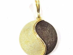 Corbula Pendant Two-Tone Silver in 4 Colour Variations