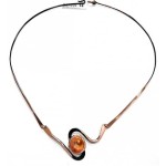 Rigid Occhio Di Santa Lucia Copper Necklace