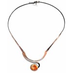 Rigid Occhio Di Santa Lucia Copper Necklace