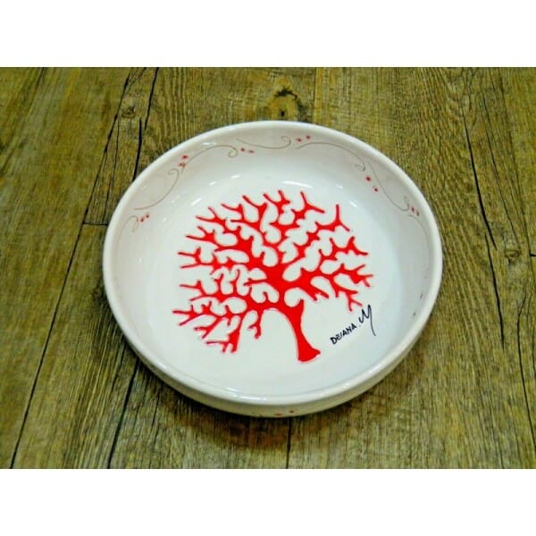 Ceramica Sarda Corallo Low Milk Bowl (19 cm) - Lady M Sardegna