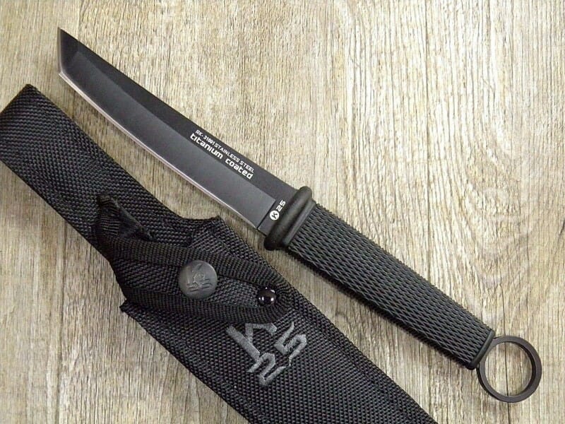 Dagger Knife With Sheath (25Cm) K 25 Rui Titanium - Lady M Sardinia Pugnale Coltello Con Fodero (25Cm) K 25 Rui Titanium