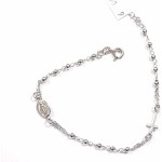 Bracciale Rosario In Argento Madonna