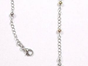 Silver Madonna Rosary Bracelet