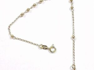 Silver Madonna Rosary Bracelet