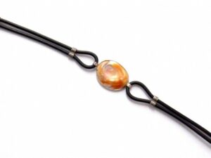 Pulsera Occhio Di Santa Lucia con cordón negro