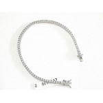 Silver tennis bracelet