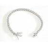 Silver tennis bracelet