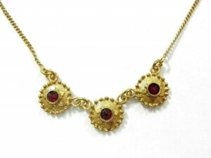 Collana Girocollo Bottoni Sardi piccoli in 3 colori a scelta