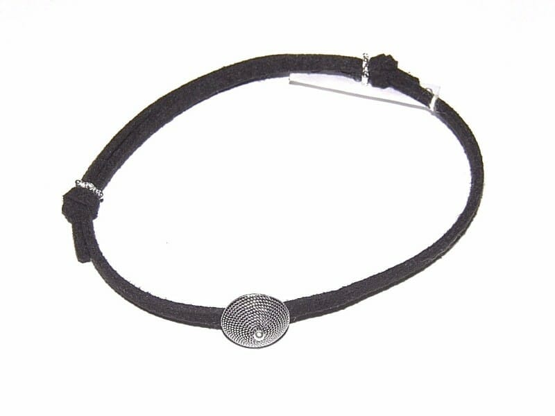 Pulsera de botones de plata de Cerdeña