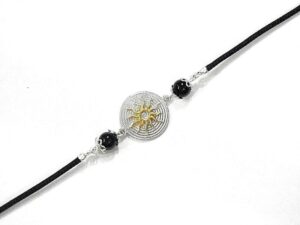 Silver Button Bracelet On Coccu Kokos Sabegia
