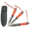 Coltello Da Lancio per bersaglio 3 Pezzi Con Custodia (19cm)