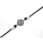 Bracciale Bottone Argento Su Coccu Kokos Sabegia