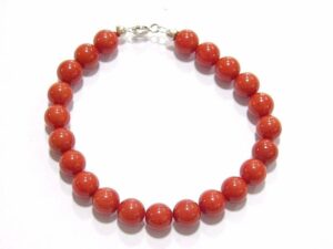 Bracciale Palline Corallo argento 925%°°
