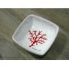 Sardinian Ceramic Coral Bowl (12x4,5 cm)