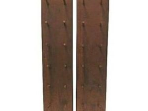 two-panel wooden wall display for pistol swords rifles denix