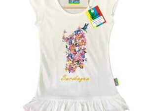 vestido sardinia flores BAMBINA