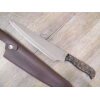 Handmade Gyuto Chef's knife with mouflon horn handle (37cm)