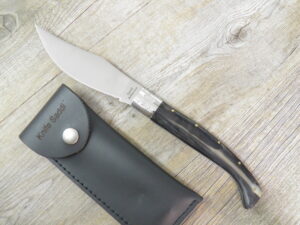 Coltello artigianale Arburesa in Corno di montone Lama in acciaio (27cm)