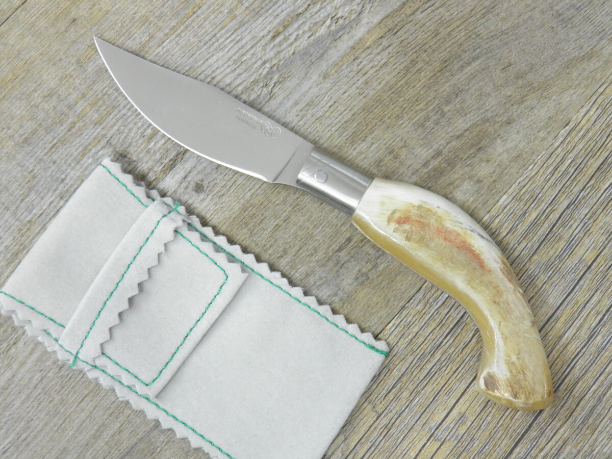 Coltello Artigianale Arburesa Manico In Corno Di Montone Grezzo (18 Cm) - Lady M Sardegna Coltello Artigianale Arburesa Manico In Corno Di Montone Grezzo (18 Cm)