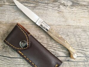 Coltello Pattada Manico in Corno Di montone (17,5cm) lama da 8 cm