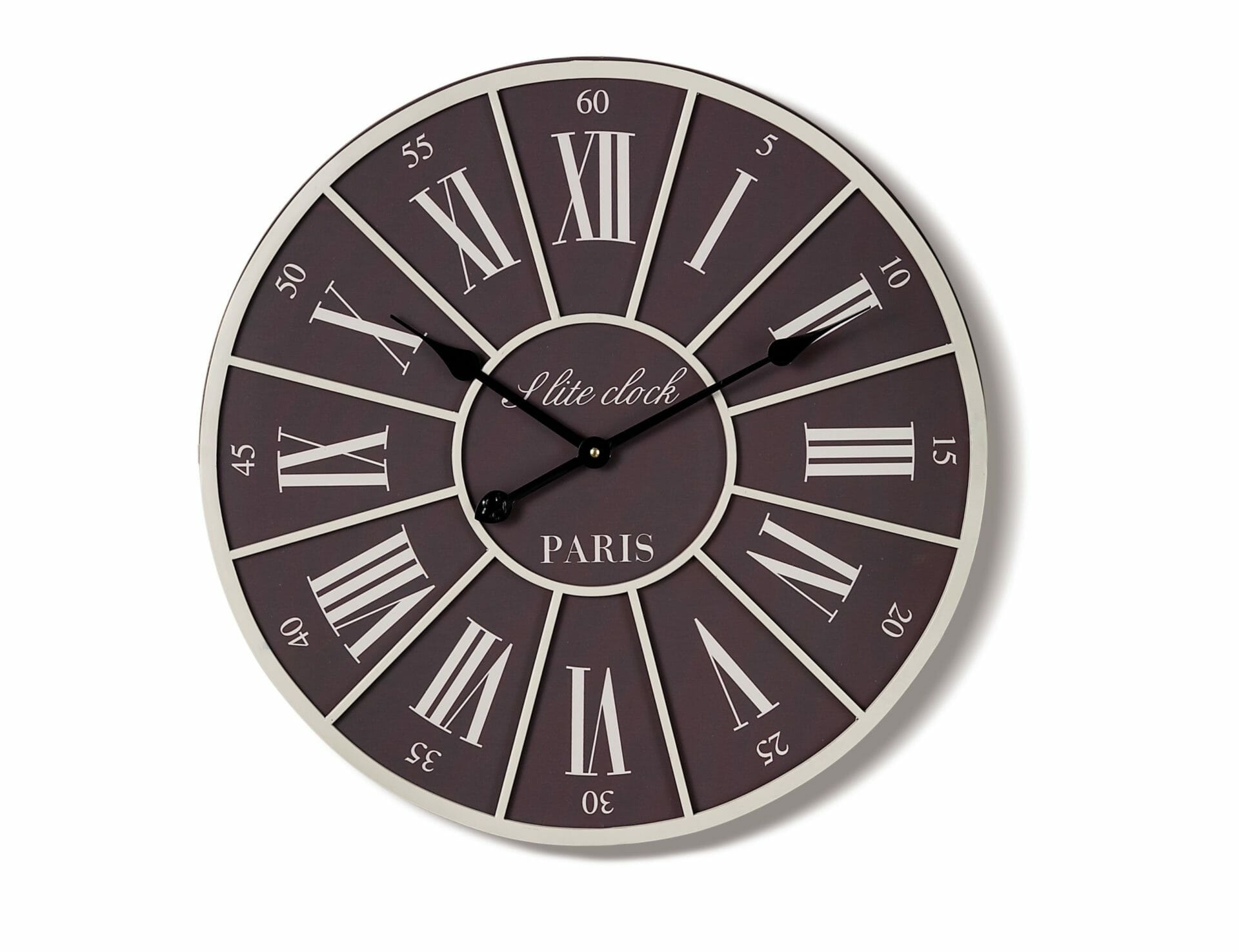 Reloj de pared gigante de madera y metal Diam. 58 cm - Lady M Sardegna Reloj de pared gigante de madera y metal Diam. 58 cm - Lady M Sardegna