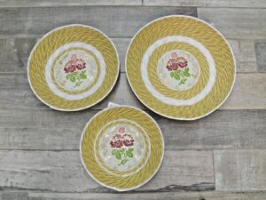 Cesto canestro sardo da Parete o x dolci con Broccato del costume sardo
