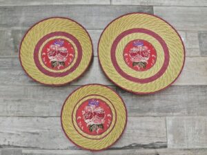 Cesto Canestro Sardo da Parete o x Dolci Con Boccato Costume Sardo