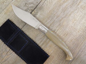 Arburesa polished ox horn skinning knife (21cm)