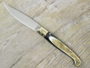 Coltello Pattada Pintus Manico in Corno Di Bue Grezzo (20cm)