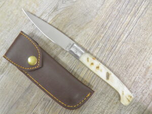 Coltello Pattada Manico in Corno Di Muflone grezzo (24cm)