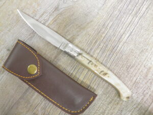 Coltello Pattada Manico in Corno Di Muflone grezzo(24cm)