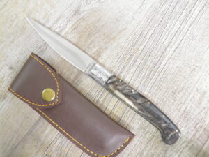 Coltello Pattada Manico in Corno Di Muflone grezzo(24cm)