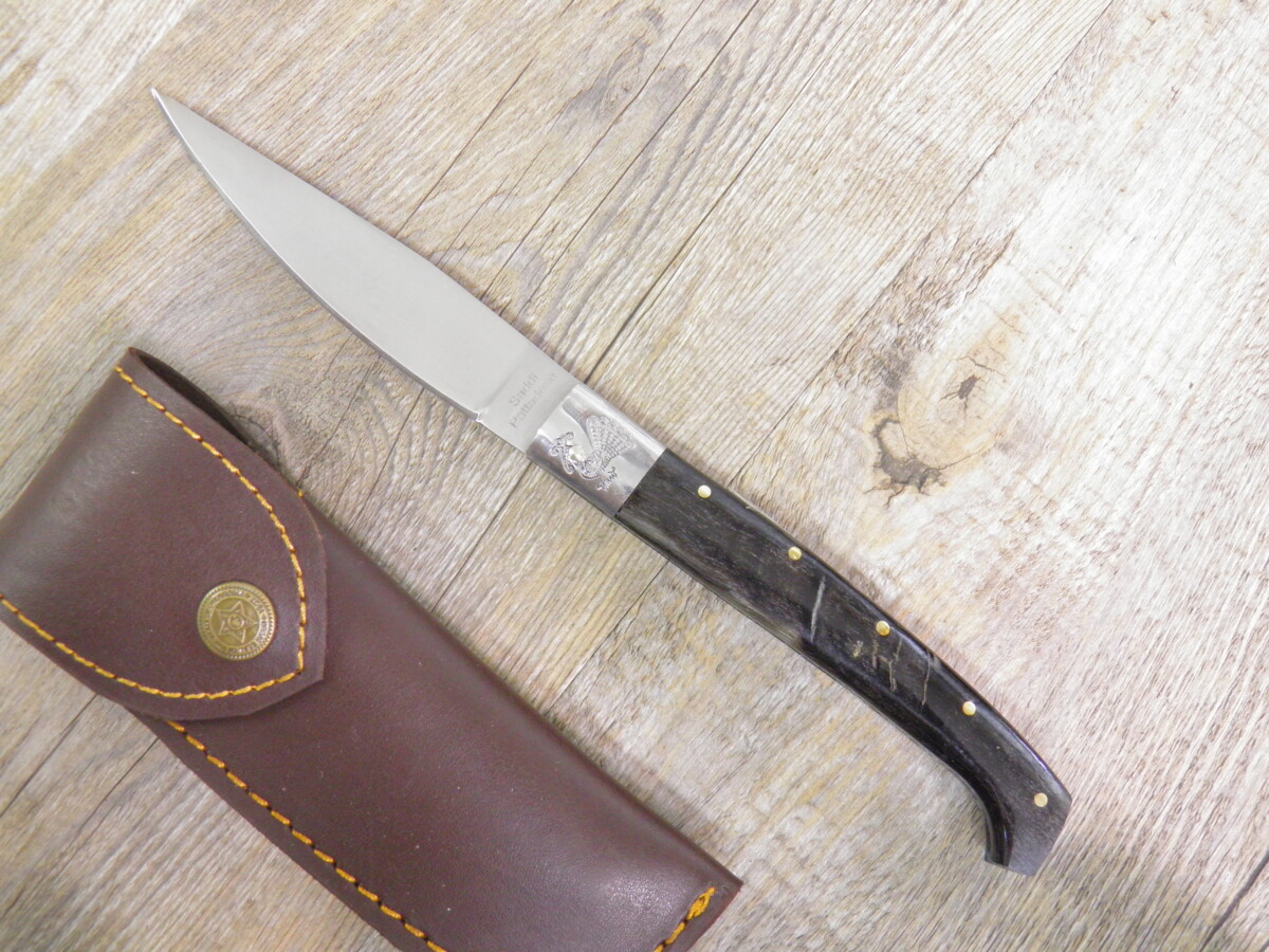 Pattada Knife Rough Mouflon Horn Handle (24cm)