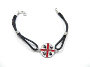 Flag Bracelet 4 Moors round with cord