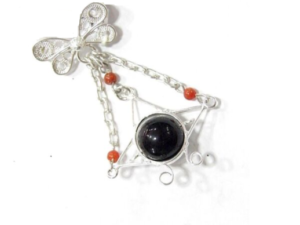 Filigree filigree Filu&Trama small brooch on coccu 3 colours