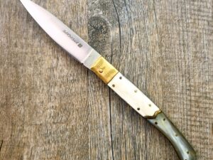 Coltello Pattada Manico in Corno Di Bue lama da 11cm (24cm)