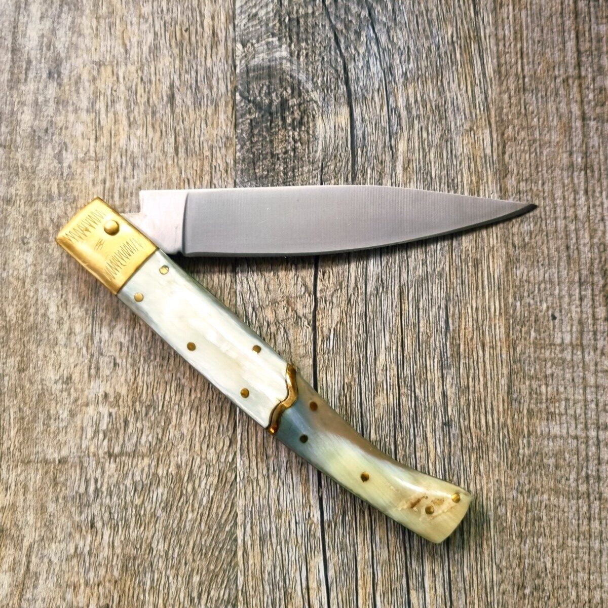 20260927_181530 Coltello Pattada Manico In Corno Di Bue Lama Da 11Cm (24Cm) - Lady M Sardegna