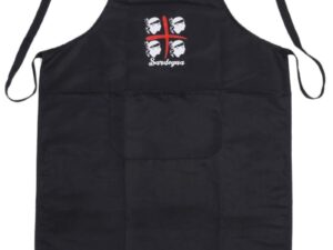 Grembiule da cucina 4 mori sardegna bandiera 90 x 60 cm grande bianco o nero