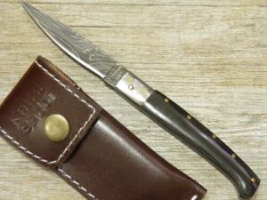 Coltello Pattada Damasco Manico in corno di bufalo (17cm)