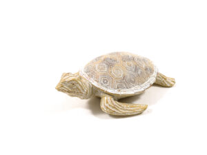 Tartaruga marina In resina grande e piccola da appoggio caretta caretta